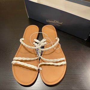 Brand New w/ Tags White Sandals